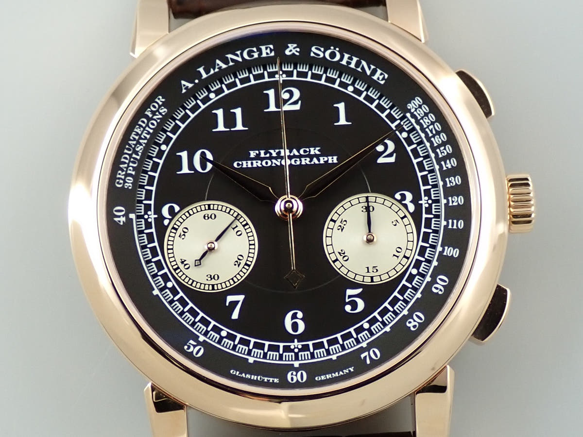 A. Lange &amp; Söhne 1815 Chronograph Ref.401.031 Black Dial Very Good Condition 8677LPFC