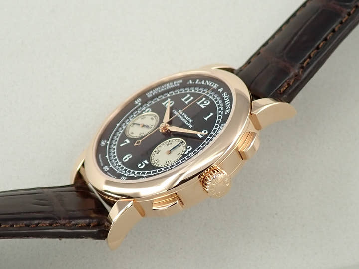 A. Lange &amp; Söhne 1815 Chronograph Ref.401.031 Black Dial Very Good Condition 8677LPFC