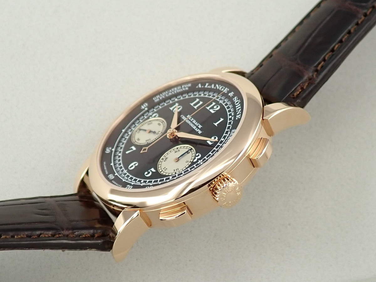 A. Lange &amp; Söhne 1815 Chronograph Ref.401.031 Black Dial Very Good Condition 8677LPFC