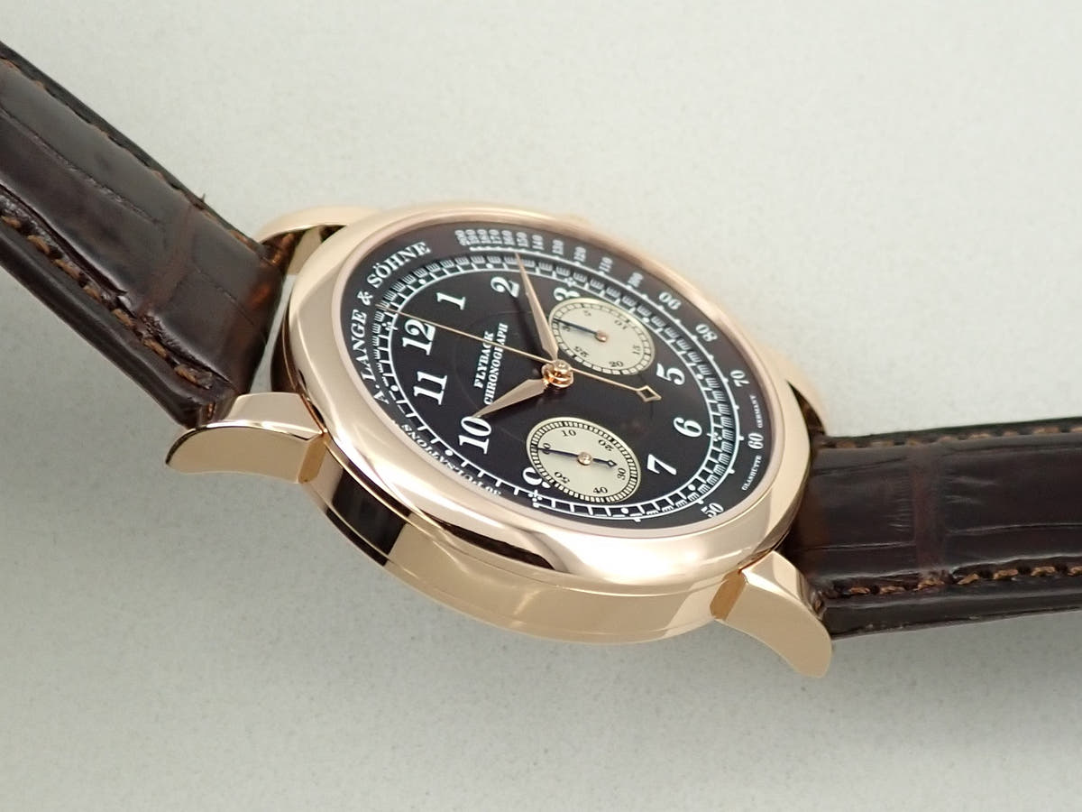 A. Lange &amp; Söhne 1815 Chronograph Ref.401.031 Black Dial Very Good Condition 8677LPFC