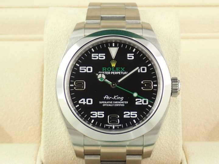 ロレックス エアキング Ref.116900 ステンレススチール ブラック文字盤
