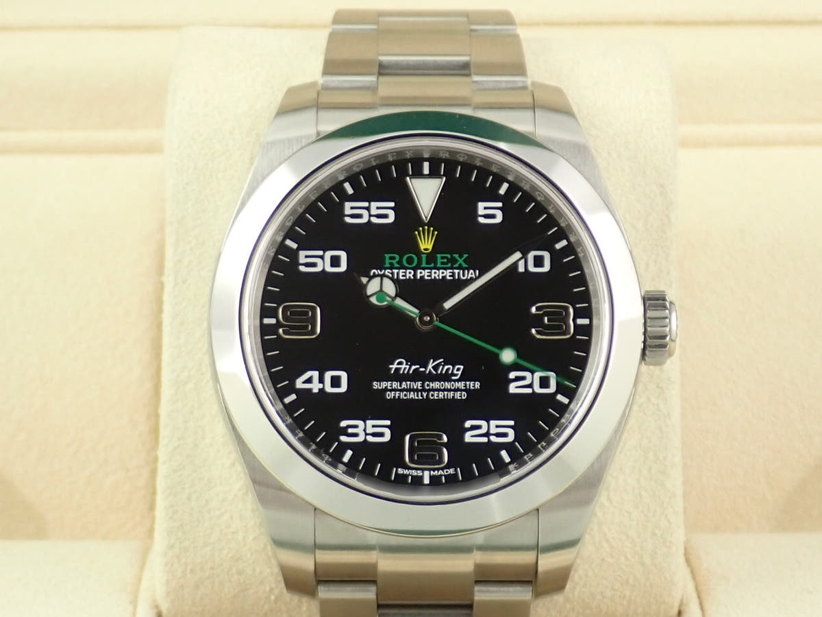 ロレックス エアキング Ref.116900 ブラック文字盤 美品 UR3UVKVM