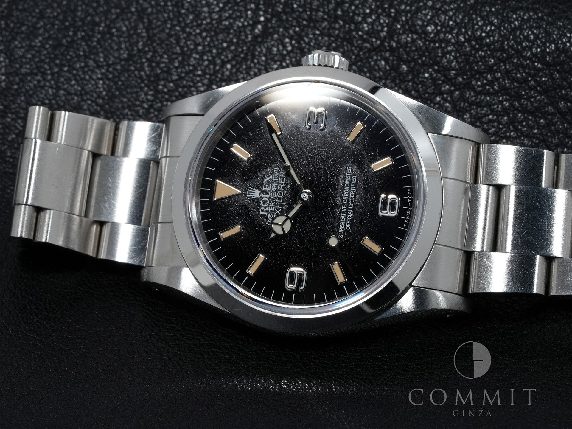 ロレックス エクスプローラーI Ref.14270 ステンレススチール ブラック文字盤 オイスターブレスレット 中古 oc3egh3q