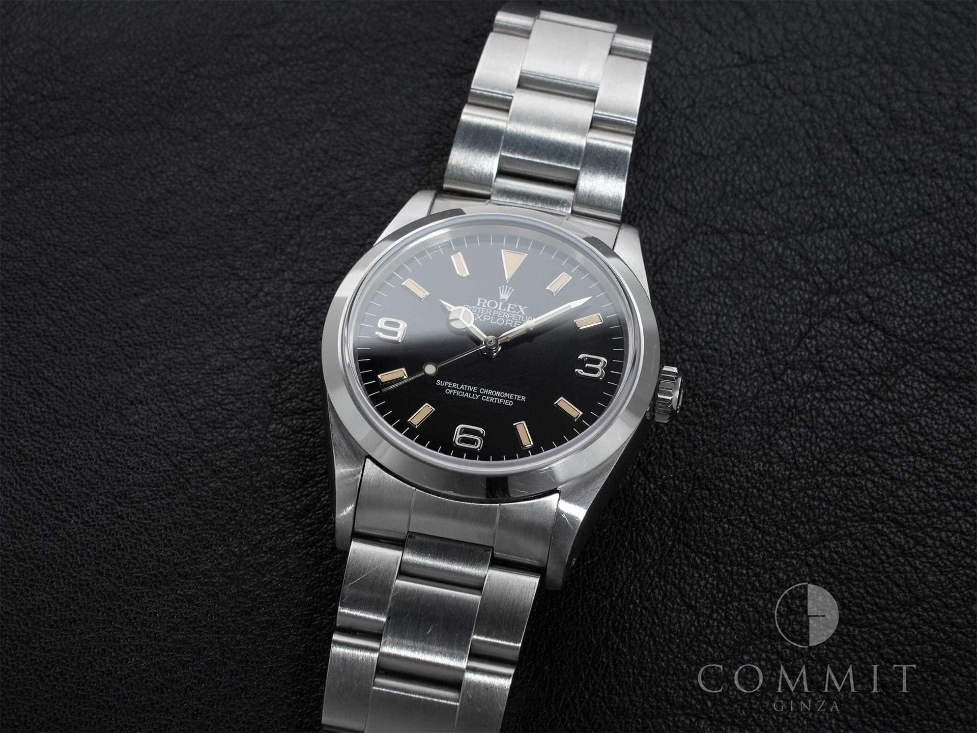 ロレックス エクスプローラーI Ref.14270 ステンレススチール ブラック文字盤 オイスターブレスレット 中古 oc3egh3q