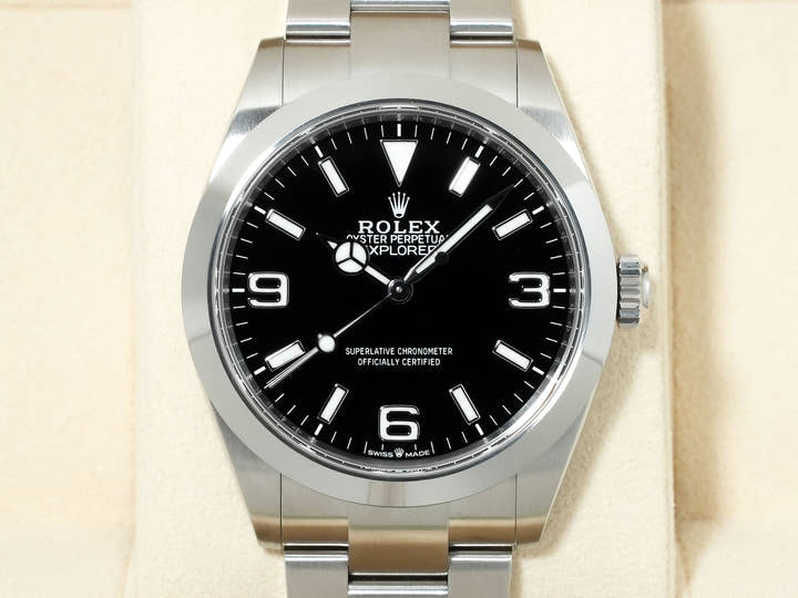 ロレックス エクスプローラー40 Ref.224270 ステンレススチール ブラック文字盤 オイスターブレスレット 未使用