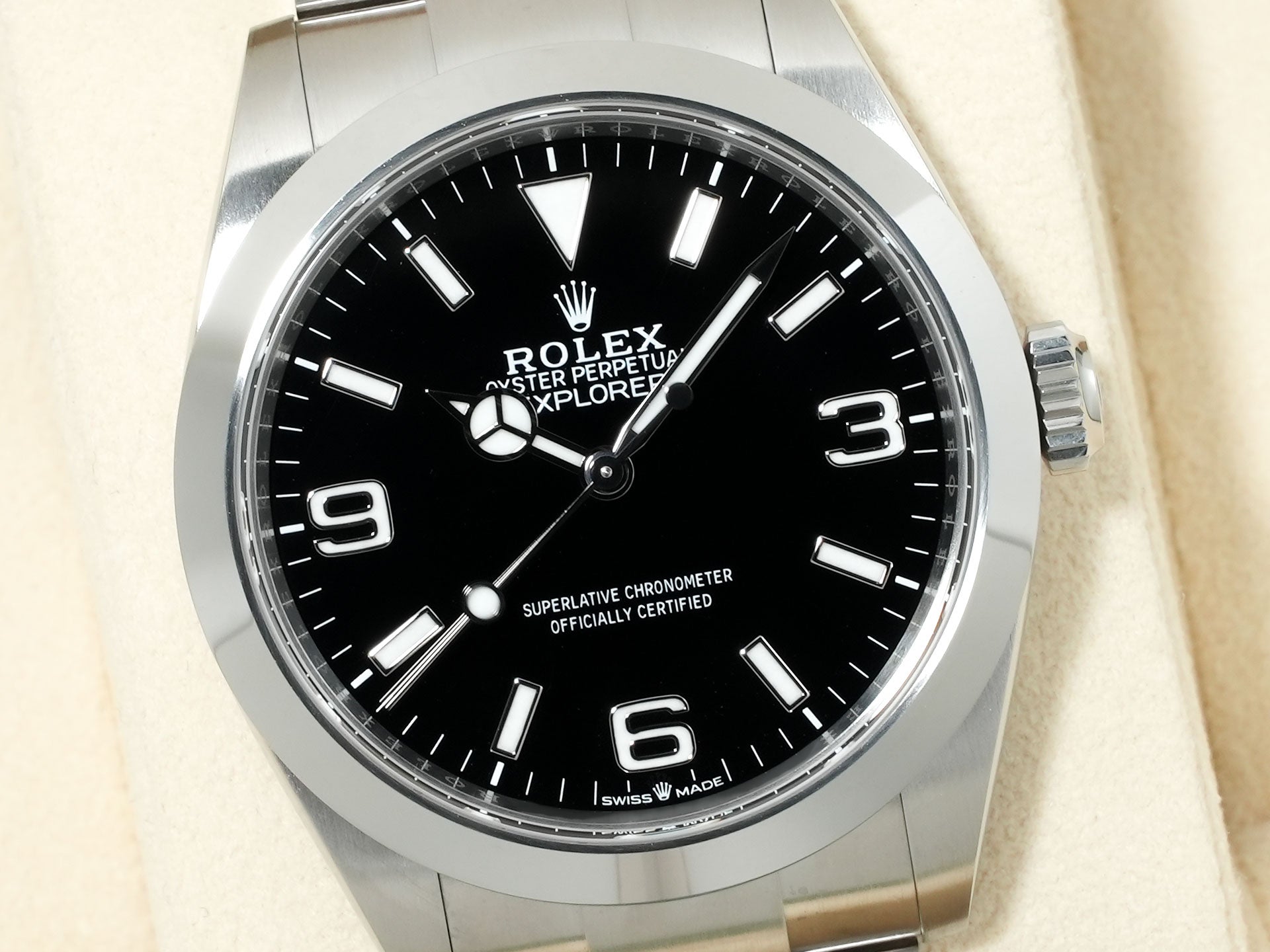 ロレックス エクスプローラー40 Ref.224270 ステンレススチール ブラック文字盤 オイスターブレスレット 未使用