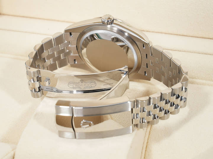 Rolex Datejust 36 Ref.126234 Stainless Steel/White Gold, Mint Green Dial, Jubilee Bracelet, Unworn 5iu7yr33