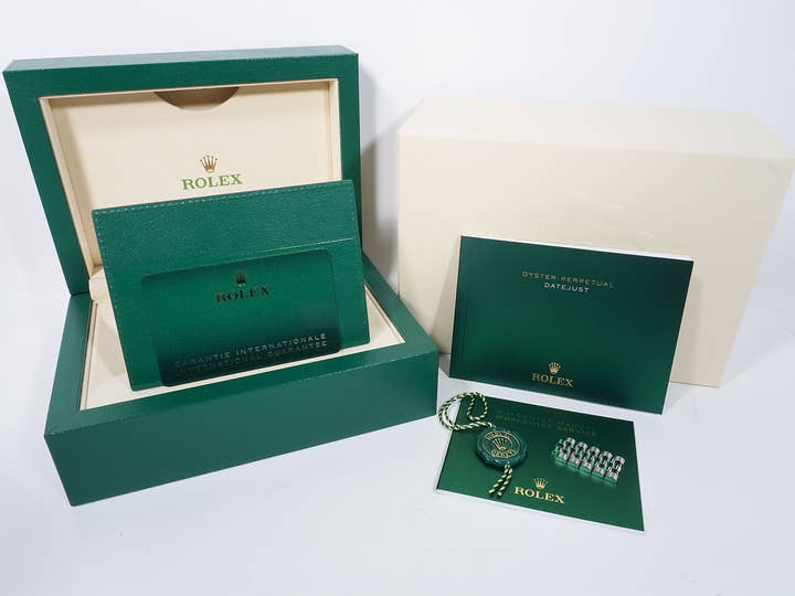 Rolex Datejust 36 Ref.126234 Stainless Steel/White Gold, Mint Green Dial, Jubilee Bracelet, Unworn 5iu7yr33