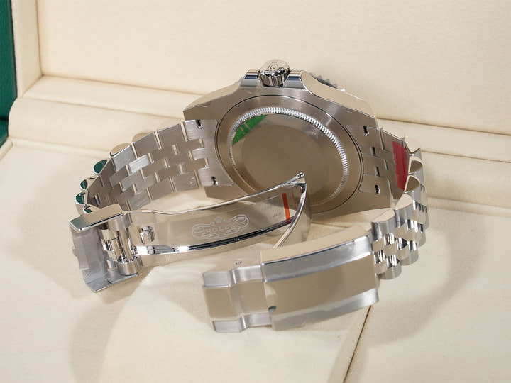 Rolex GMT-Master II Ref.126710GRNR Stainless Steel Black Dial Jubilee Bracelet Unused 74w3sovv