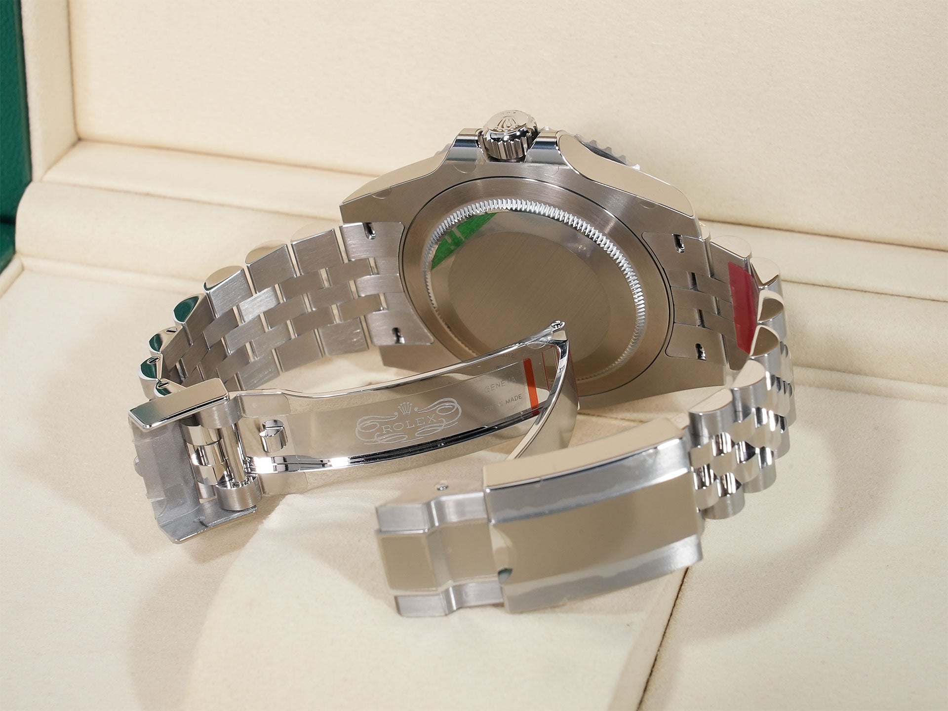 Rolex GMT-Master II Ref.126710GRNR Stainless Steel Black Dial Jubilee Bracelet Unused 74w3sovv