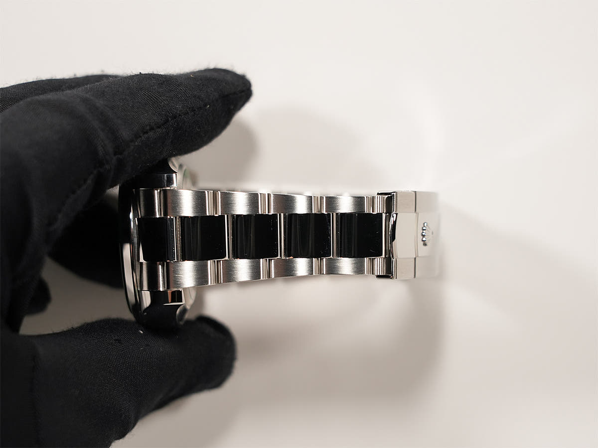 ロレックス ミルガウス Ref.116400GV Zブルー文字盤 極美品 U22HK851