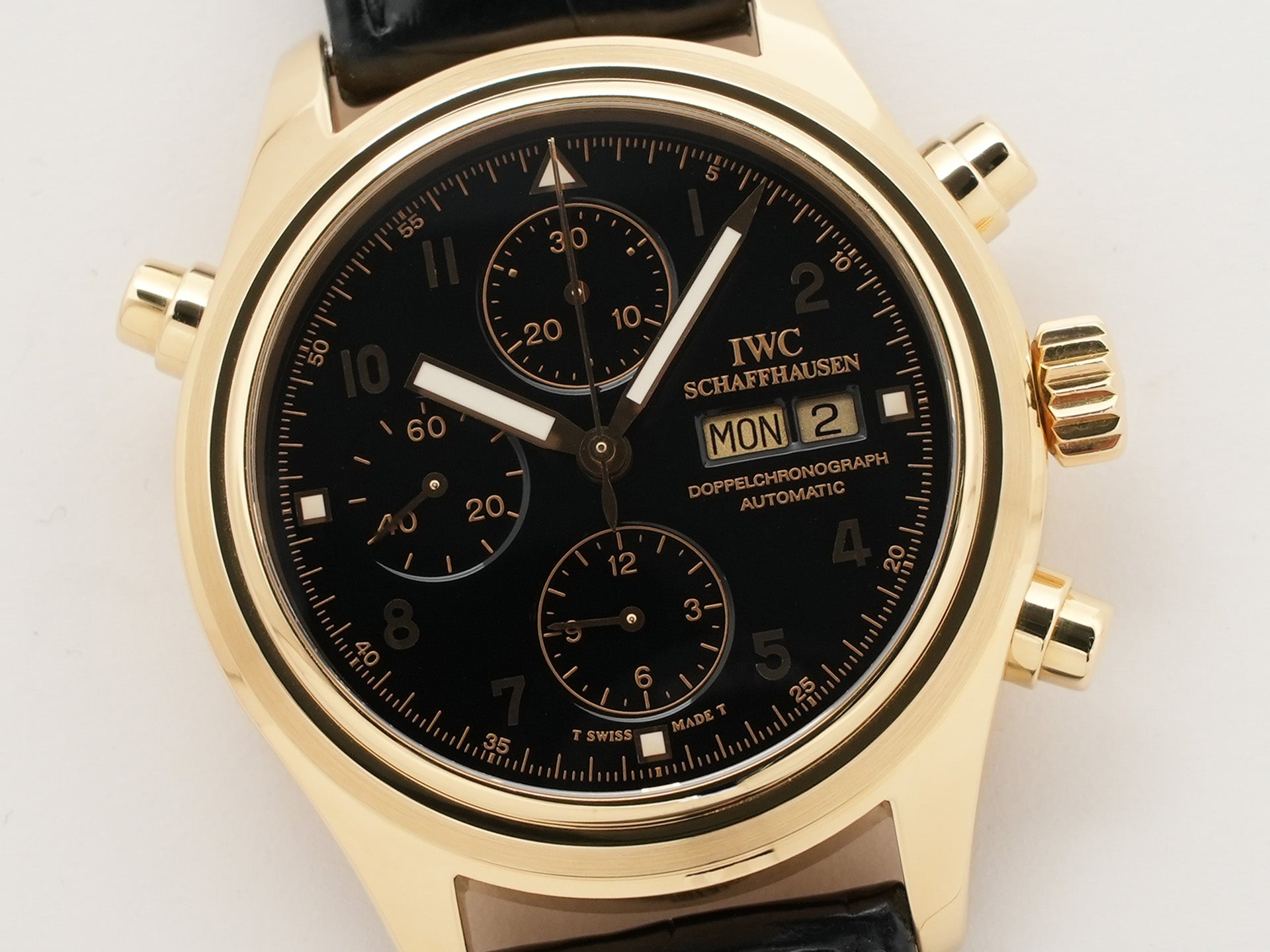 IW3713 ブラック ドッペルクロノグラフ | IWC | 01LWCJAW - コミット銀座