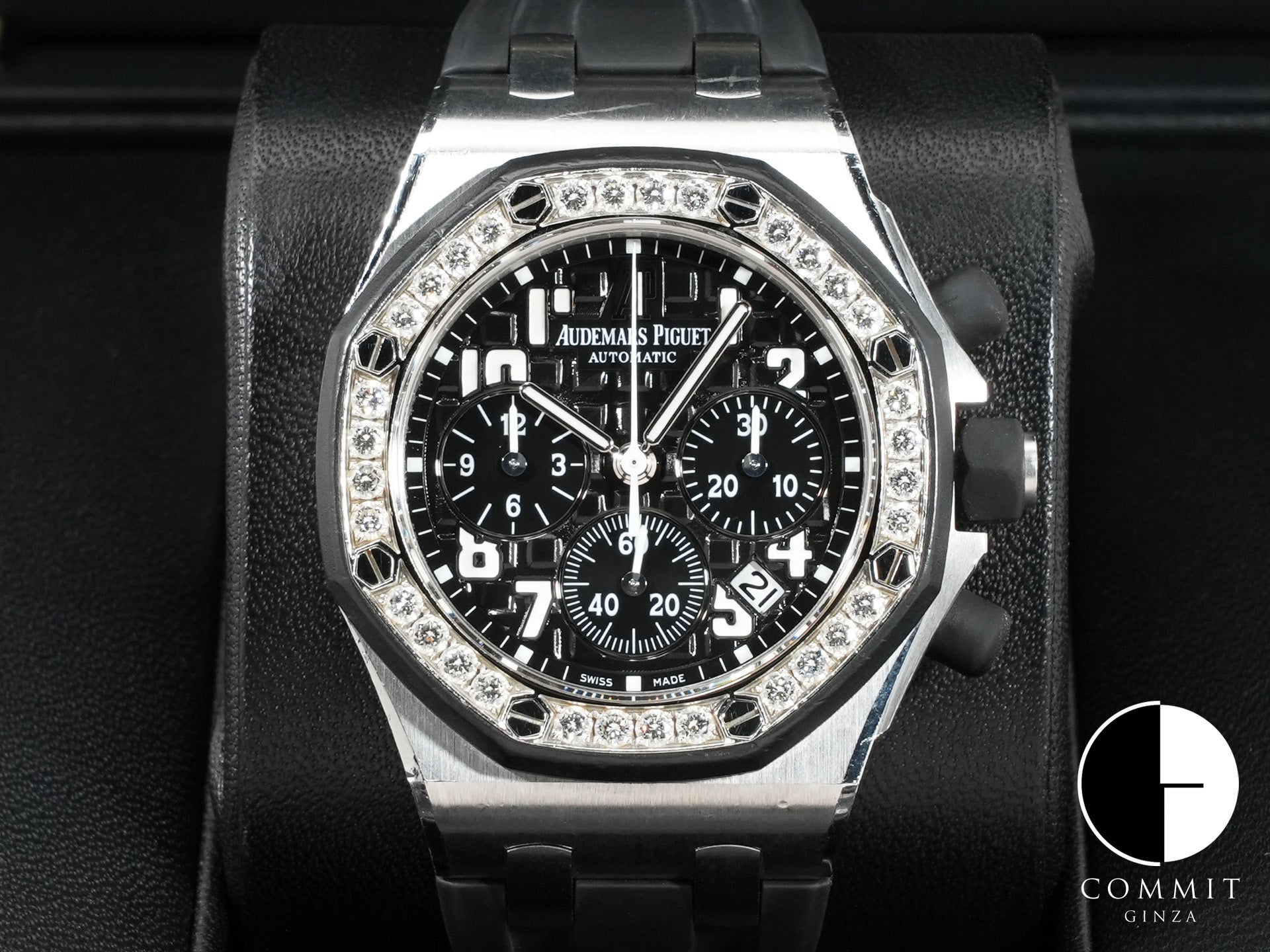 Audemars Piguet Royal Oak Offshore Chronograph Ref.26048SK.ZZ.D002CA.01 SS Black Dial