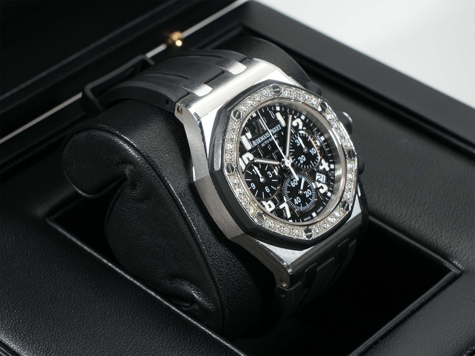 Audemars Piguet Royal Oak Offshore Chronograph Ref.26048SK.ZZ.D002CA.01 SS Black Dial