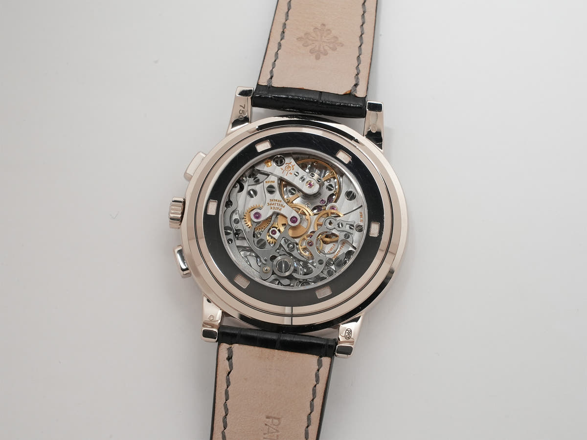 パテックフィリップ クロノグラフ Ref.5070G-001 シルバー文字盤 美中古 WR7H4SWA