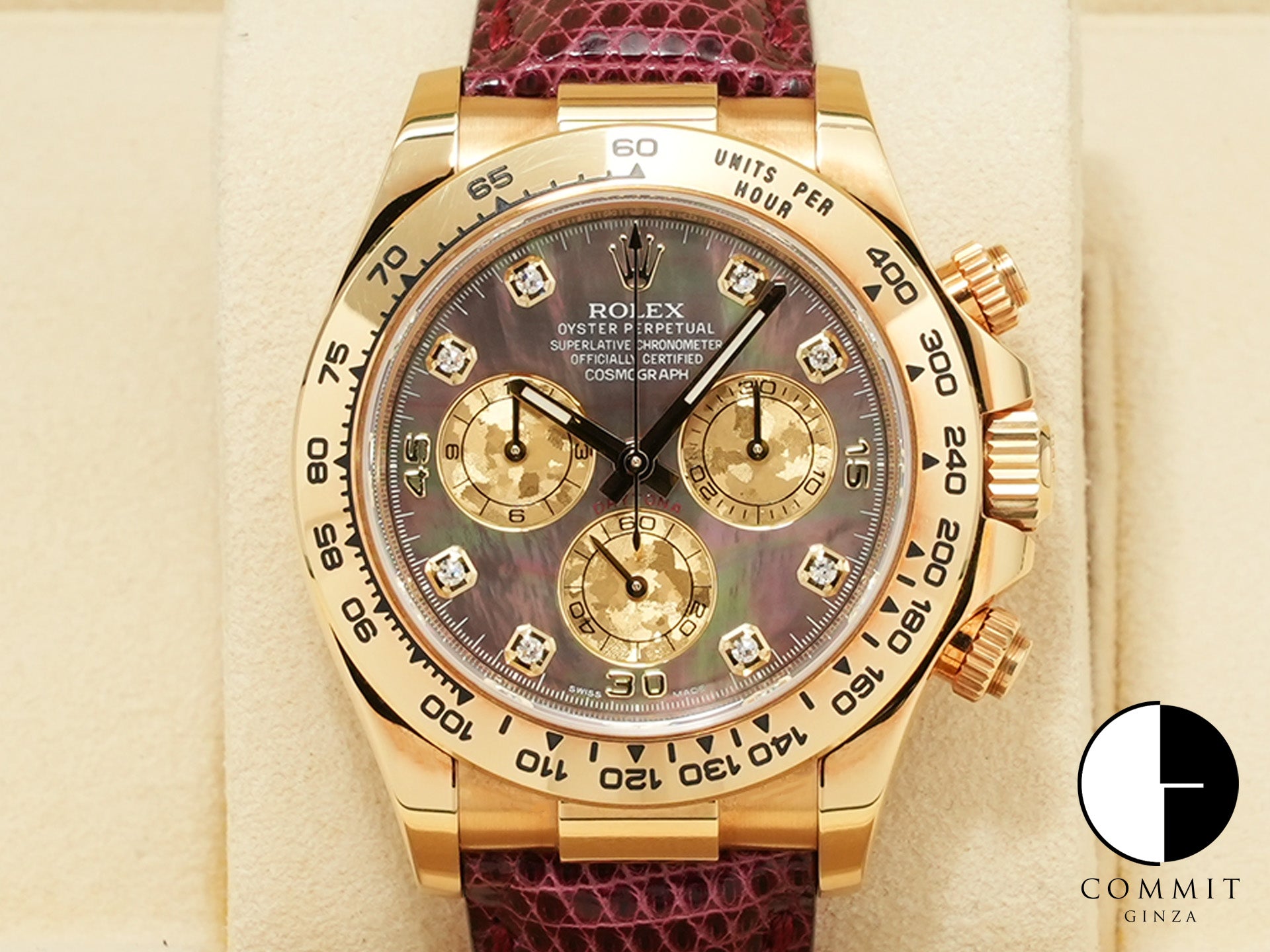 Rolex Daytona Ref.116518NG 18KYG Black shell x gold crystal dial