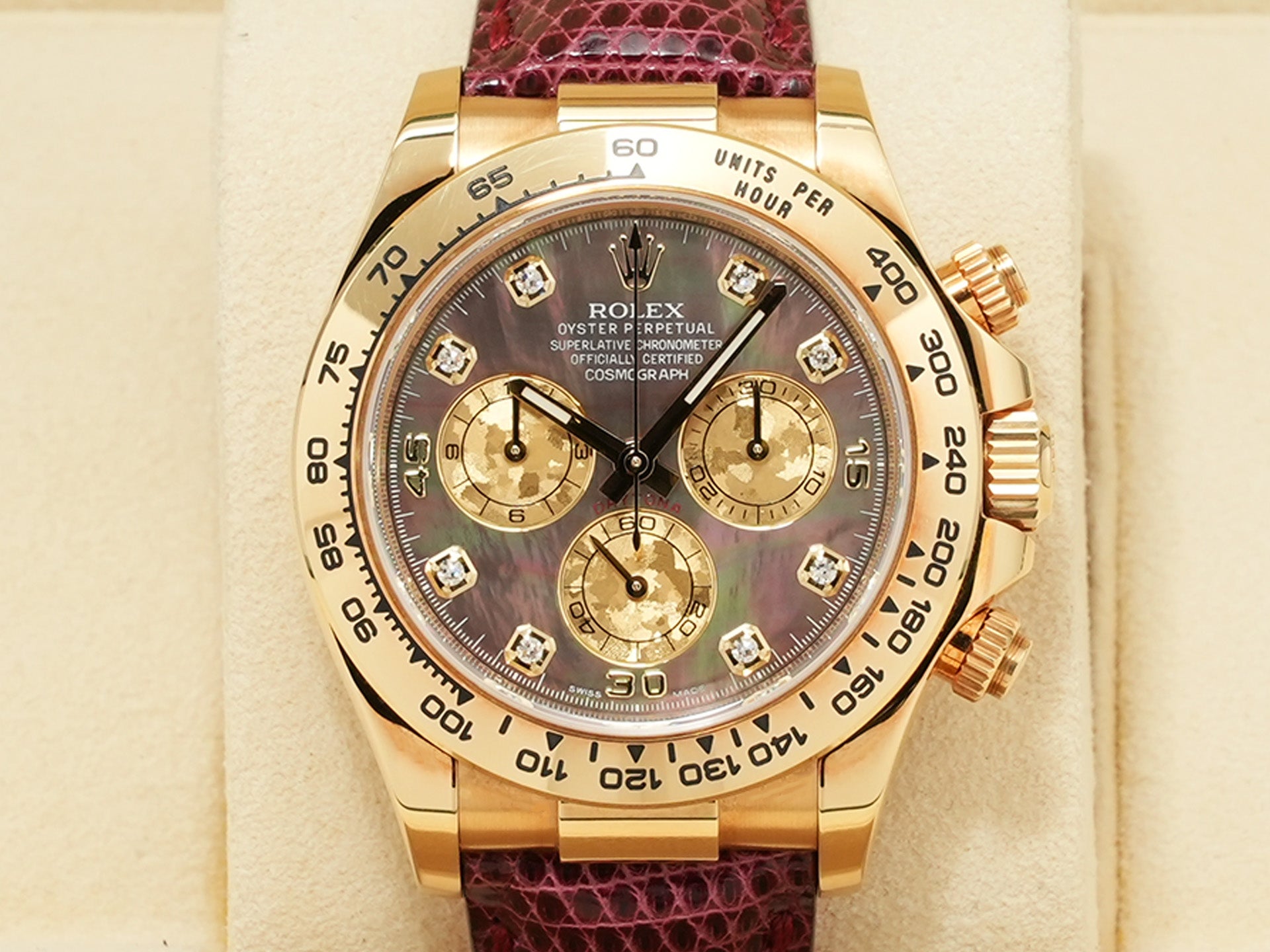 Rolex Daytona Ref.116518NG 18KYG Black shell x gold crystal dial