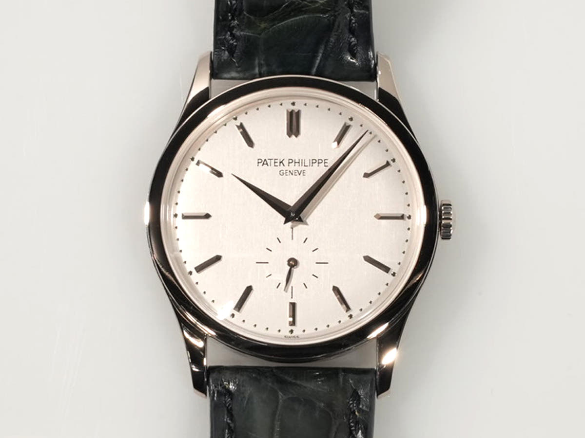 パテックフィリップ カラトラバ Ref.5196G-001 シルバー文字盤 中古 295S95Z6