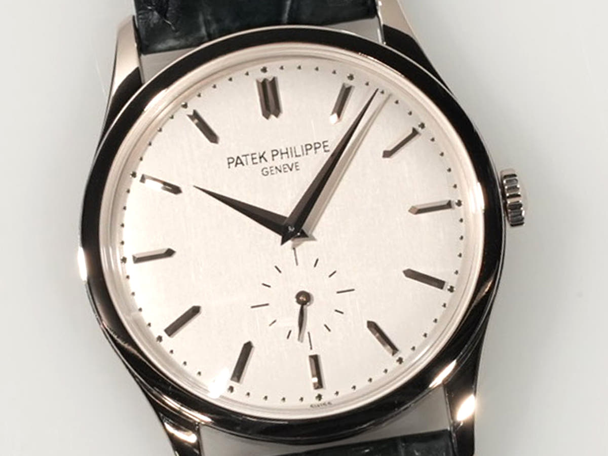 パテックフィリップ カラトラバ Ref.5196G-001 シルバー文字盤 中古 295S95Z6