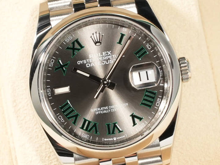 ロレックス デイトジャスト36 Ref.126200 ステンレススチール スレート文字盤 ジュビリーブレスレット