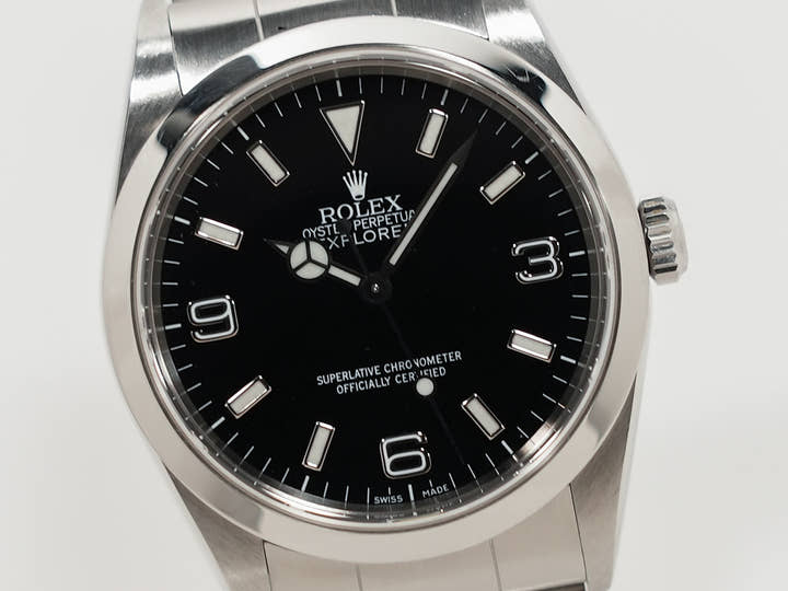 ロレックス エクスプローラーI Ref.14270 ステンレススチール ブラック文字盤
