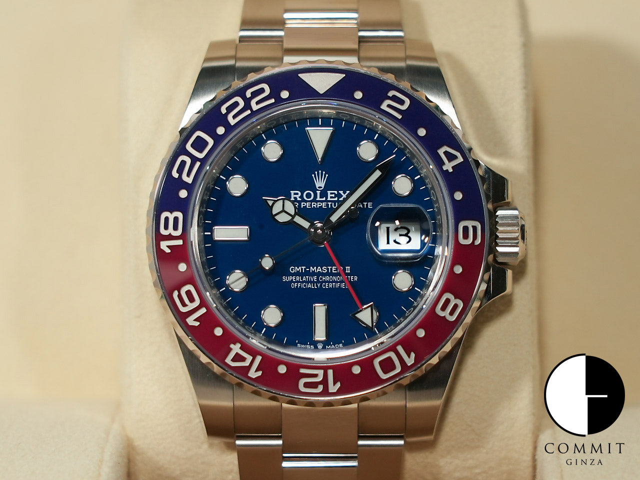 Rolex GMT Master II Ref.126719BLRO 18KWG Midnight Blue Dial