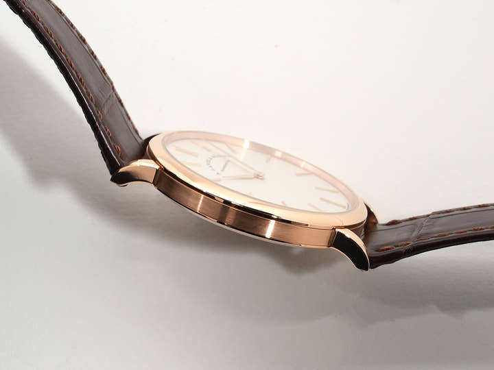 A.ランゲ＆ゾーネ サクソニア フラッハ Ref.201.033 シルバー文字盤 極美品 pwpstouo