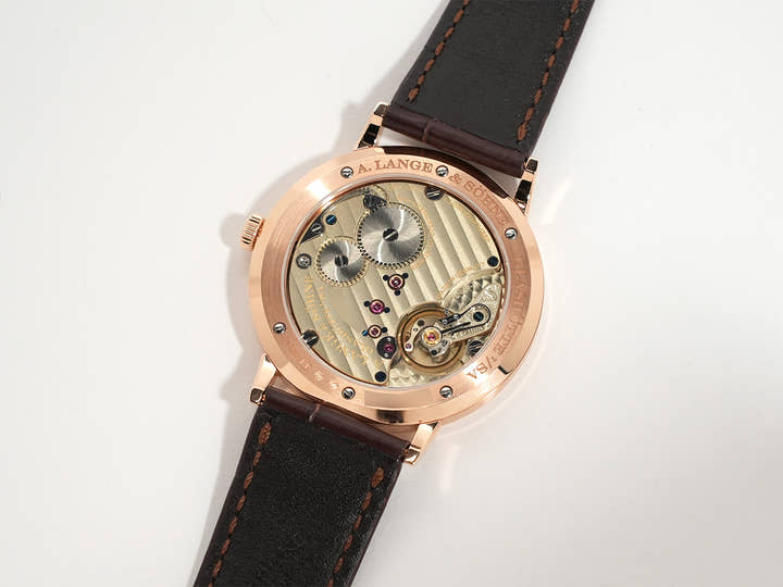 A.ランゲ＆ゾーネ サクソニア フラッハ Ref.201.033 シルバー文字盤 極美品 pwpstouo