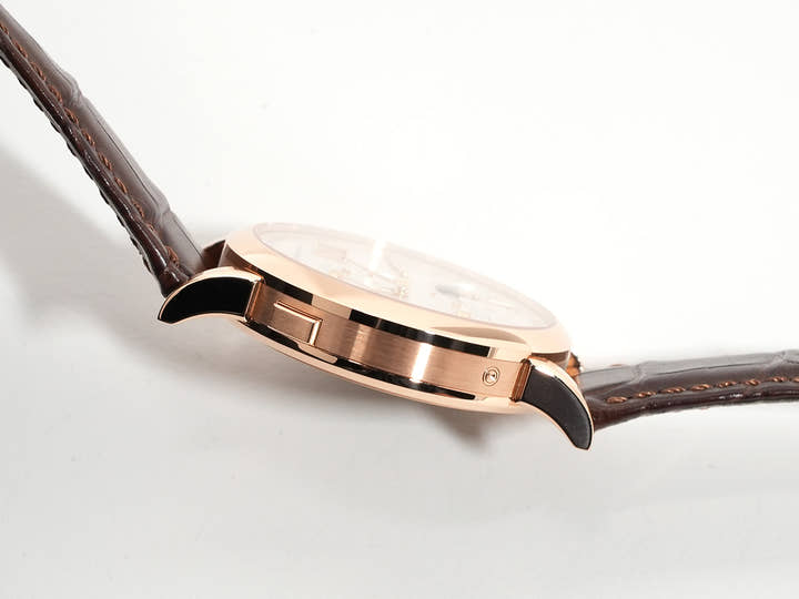 A. Lange &amp; Söhne Lange 1 Moon Phase Ref.192.032 Silver Dial Excellent Condition x33239vy