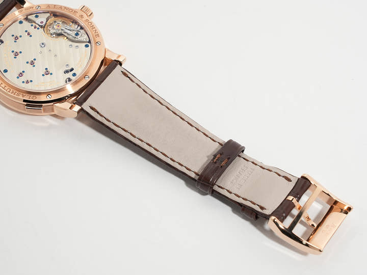 A. Lange &amp; Söhne Lange 1 Moon Phase Ref.192.032 Silver Dial Excellent Condition x33239vy