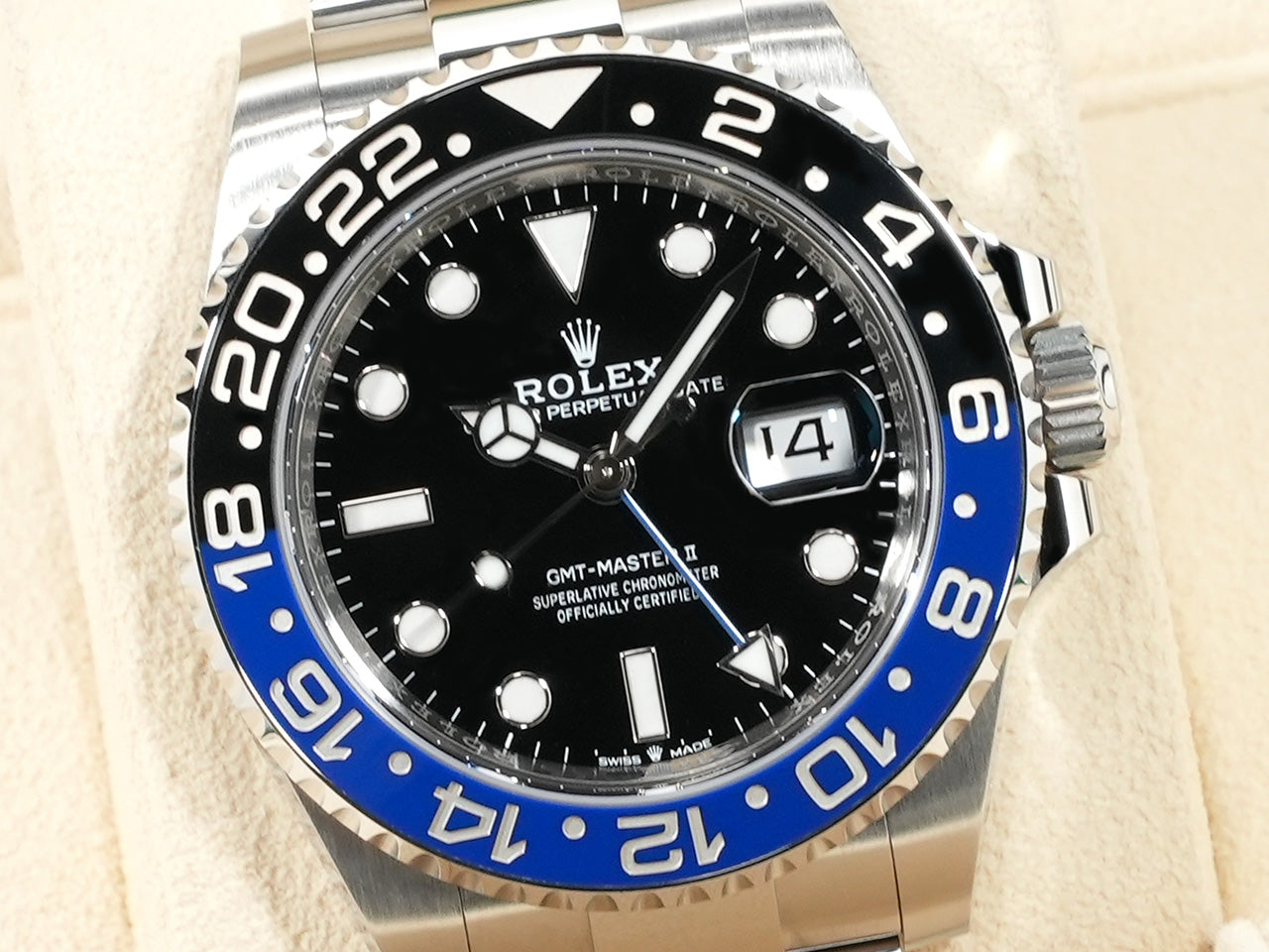 Rolex GMT Master II Ref.126710BLNR SS Black Dial