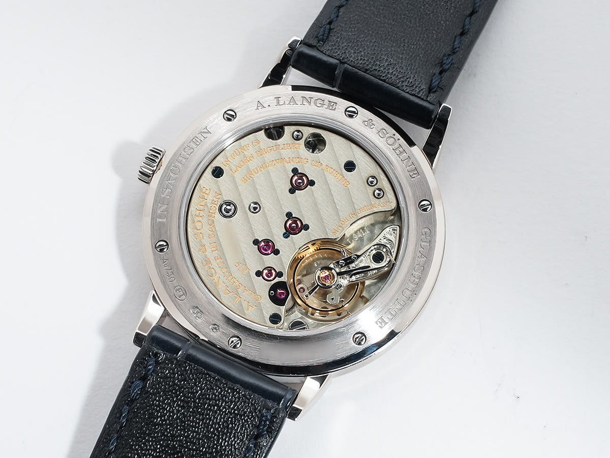 A. Lange &amp; Söhne Saxonia Ref.219.028 18KWG Blue Dial Good Condition Pre-Owned q64gxcvv