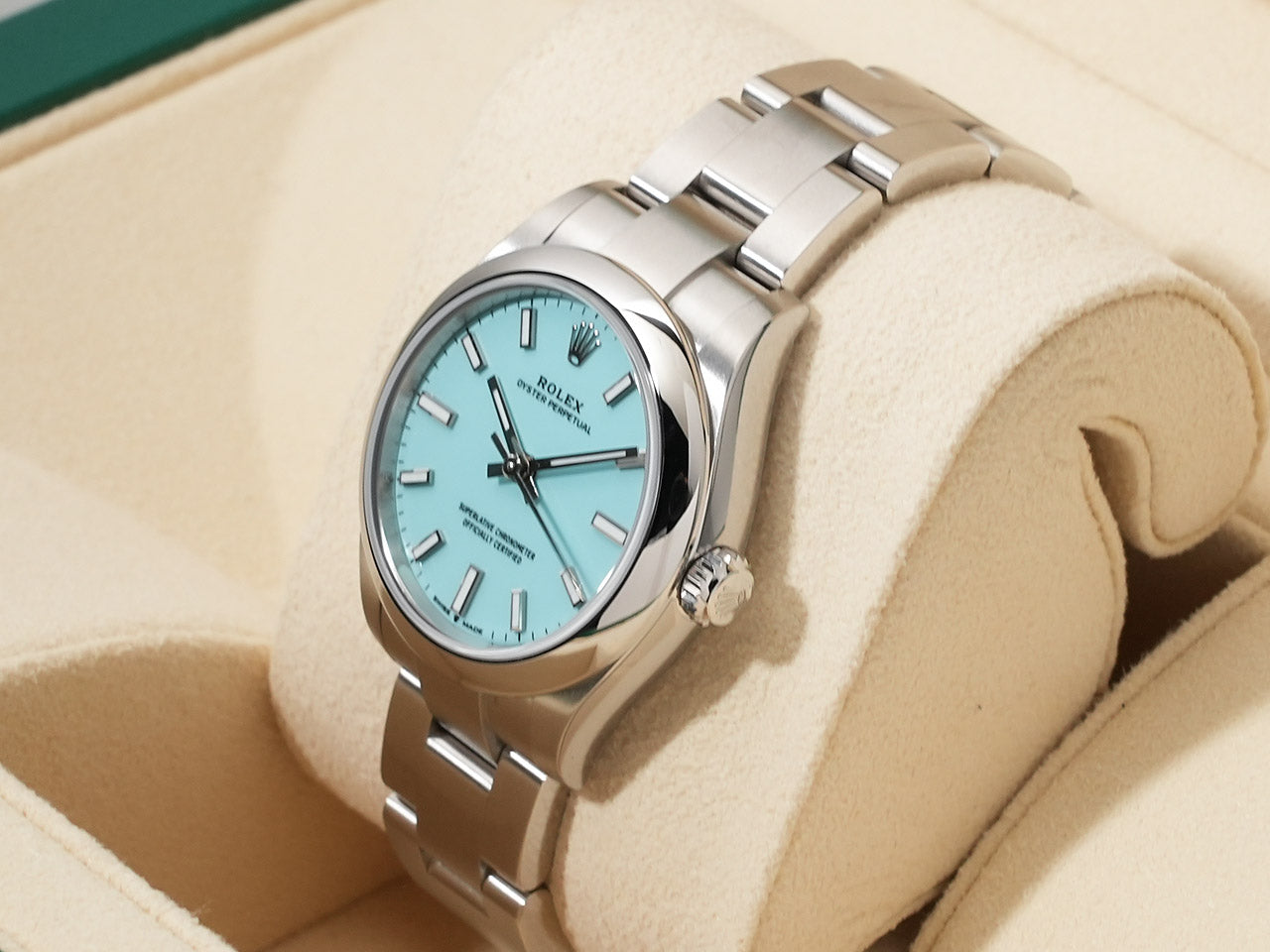 Rolex Oyster Perpetual 31 Ref.277200 SS Turquoise Dial