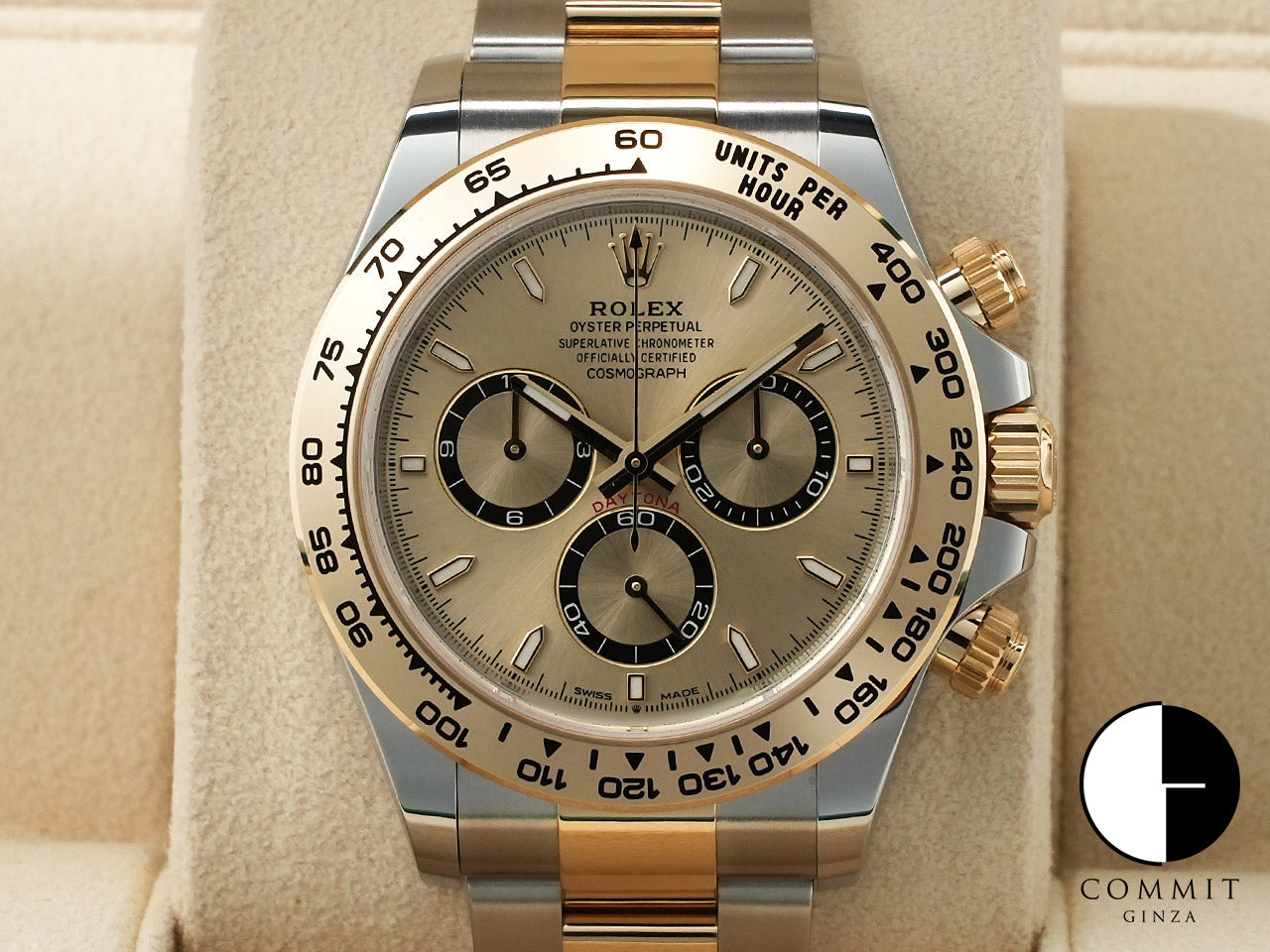 Rolex Daytona Ref.126503 SS×YG Champagne Dial