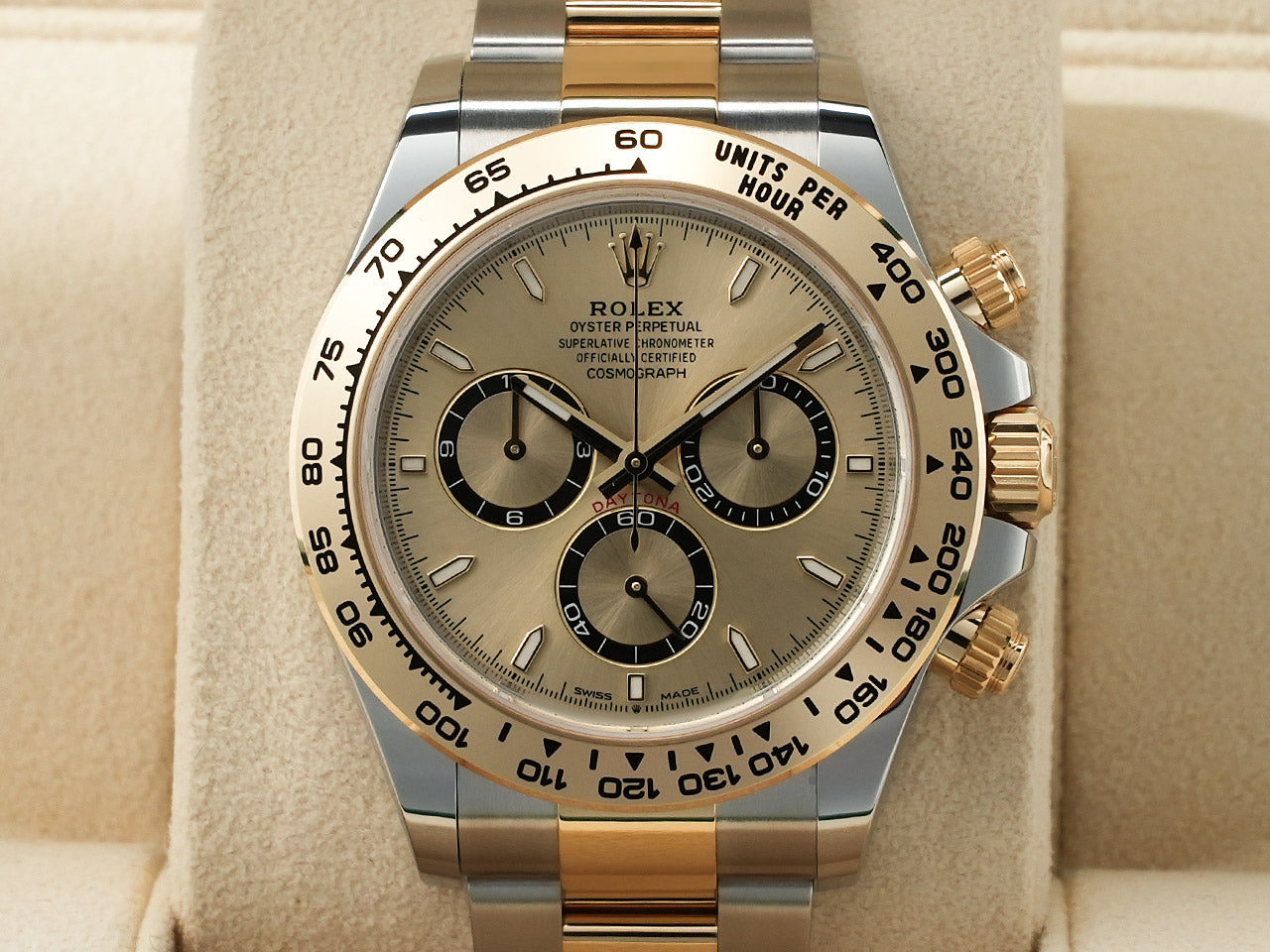 Rolex Daytona Ref.126503 SS×YG Champagne Dial