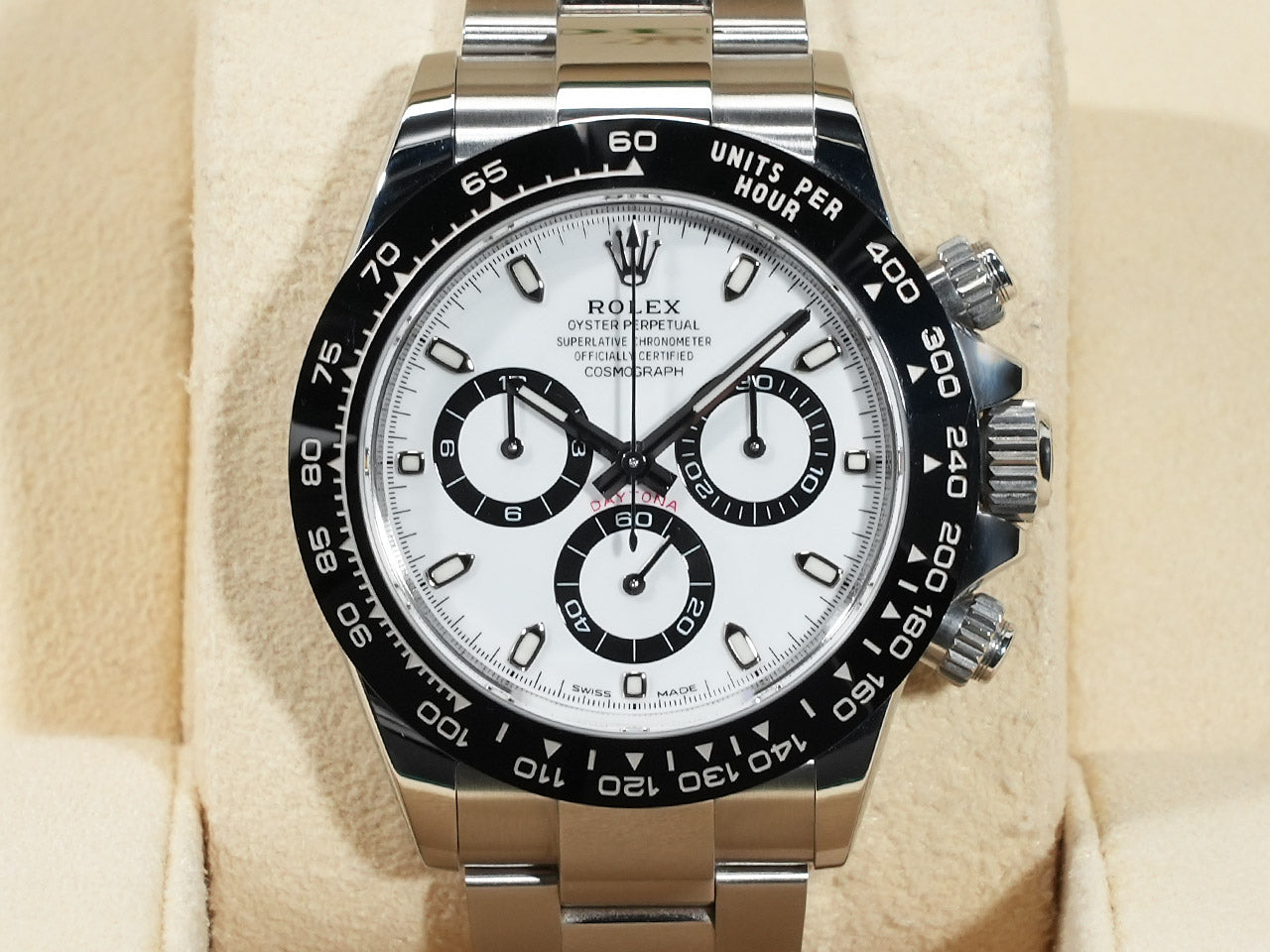 Rolex Daytona Ref.116500LN SS White Dial