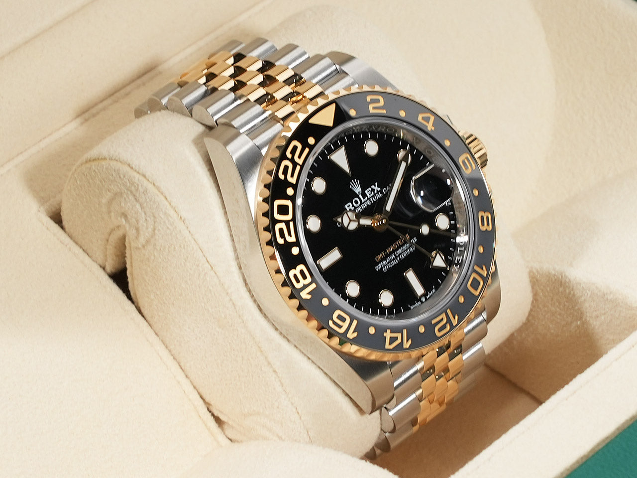 Rolex GMT Master II Ref.126713GRNR SS/YG Black Dial