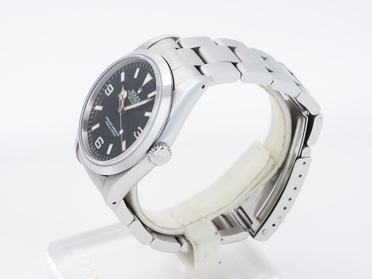 ロレックス エクスプローラーI Ref.14270 ブラック文字盤 中古 8coehv3v