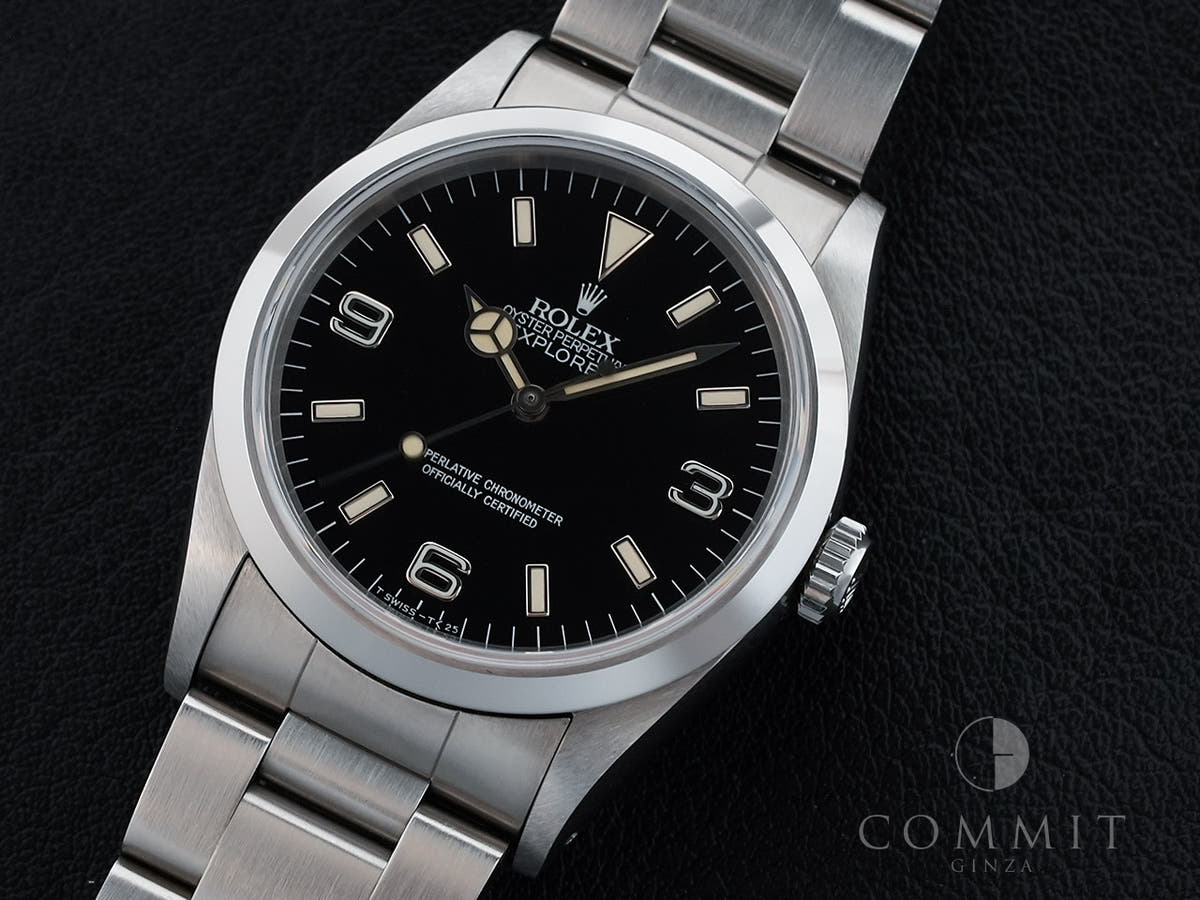 ロレックス エクスプローラーI Ref.14270 ブラック文字盤 中古 8coehv3v
