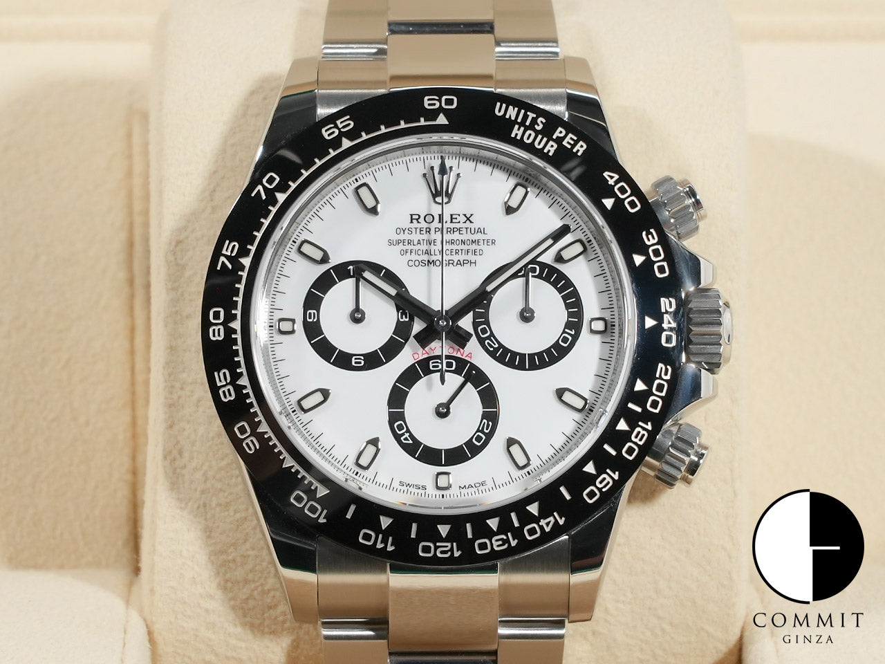 Rolex Daytona Ref.116500LN SS White Dial