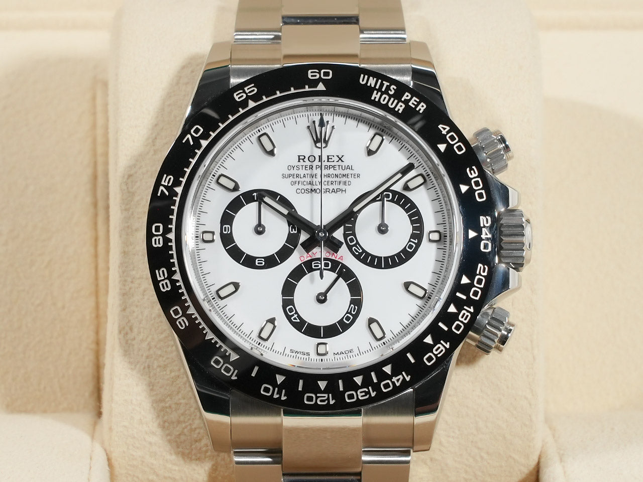 Rolex Daytona Ref.116500LN SS White Dial