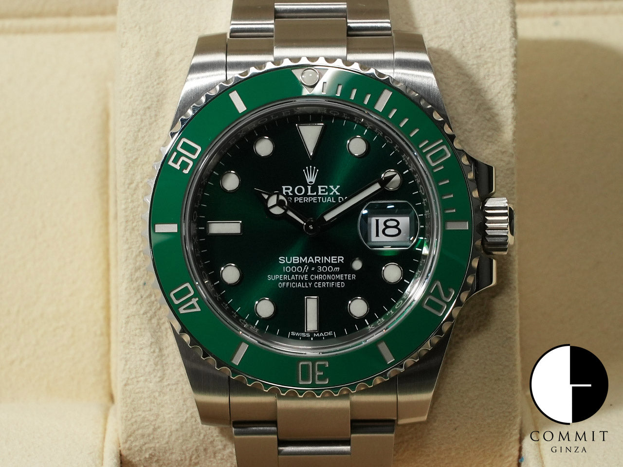 Rolex Submariner Date Ref.116610LV SS Green Dial