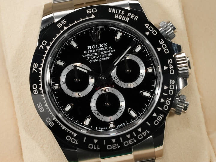 ロレックス デイトナ Ref.116500LN ステンレススチール ブラック文字盤