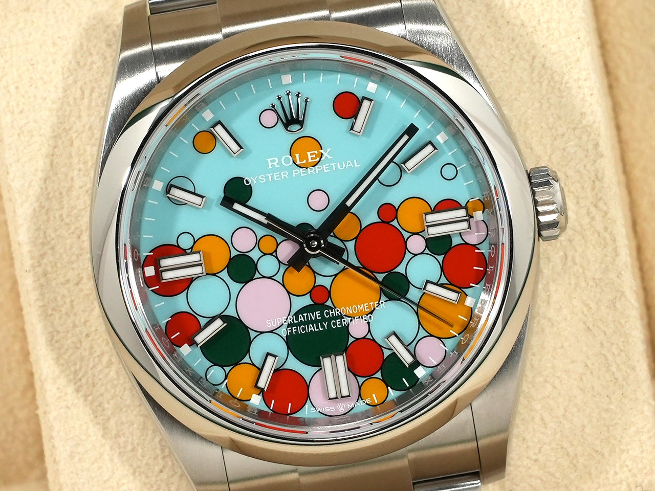 Rolex Oyster Perpetual 36 Ref.126000 SS Celebration motif dial