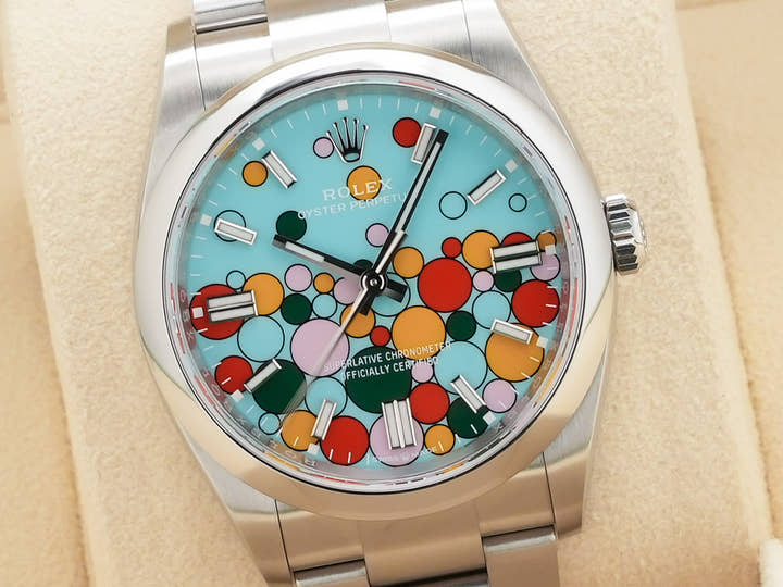 ロレックス オイスターパーペチュアル36 Ref.126000 ステンレススチール セレブレーションモチーフ文字盤
