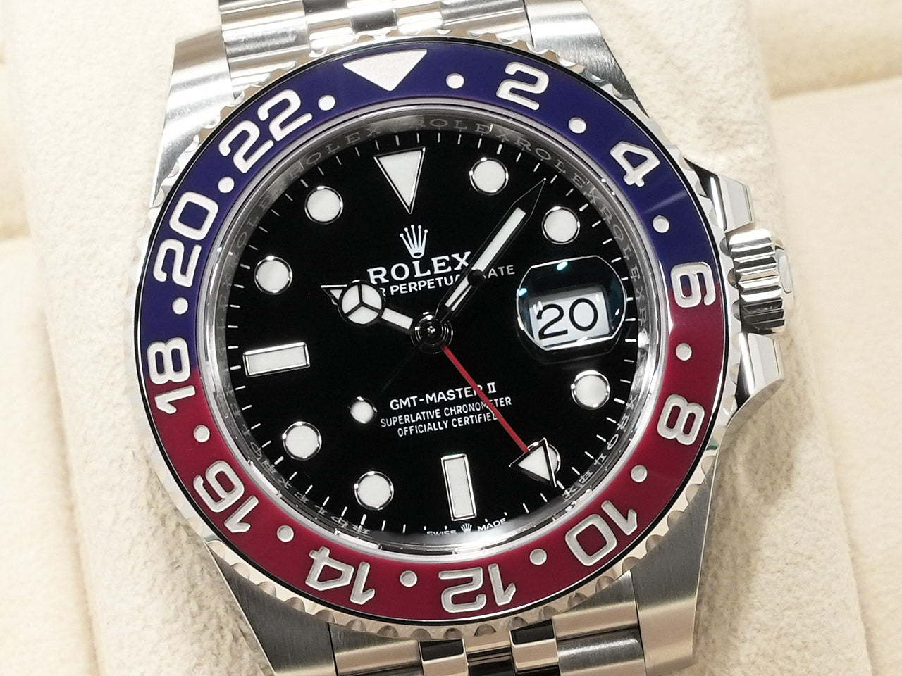 Rolex GMT Master II Ref.126710BLRO SS Black Dial