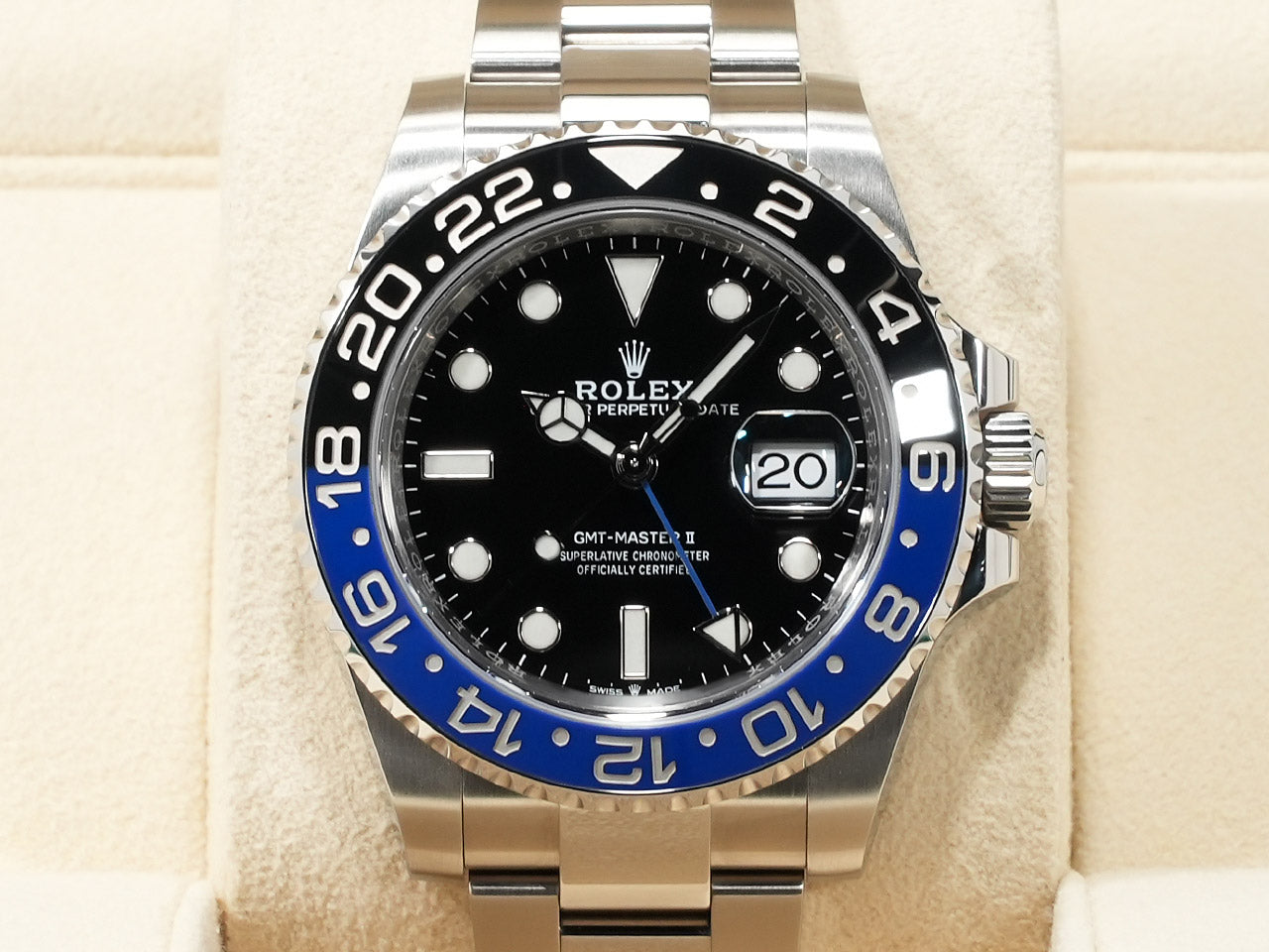 Rolex GMT Master II Ref.126710BLNR SS Black Dial