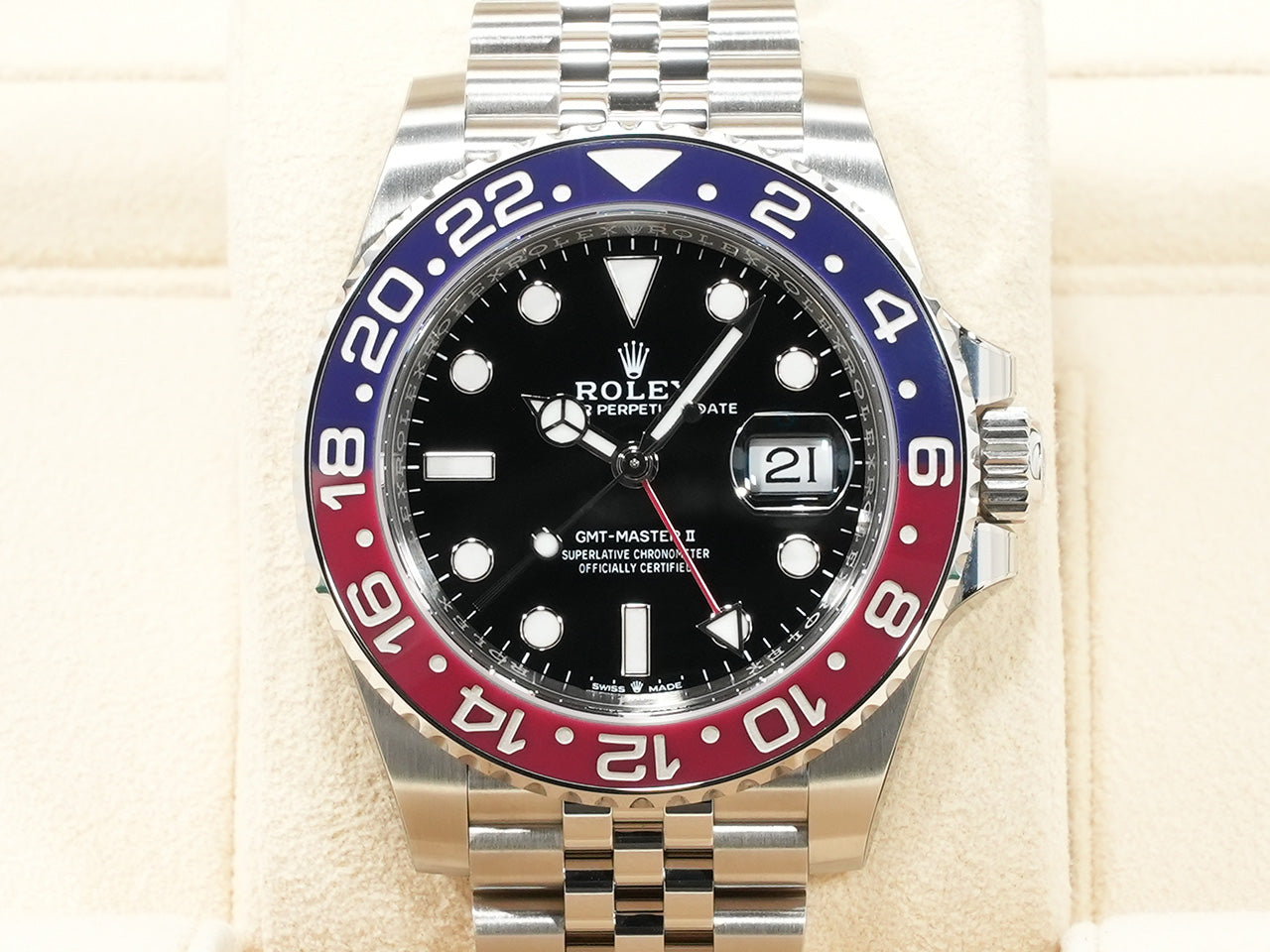 Rolex GMT Master II Ref.126710BLRO SS Black Dial