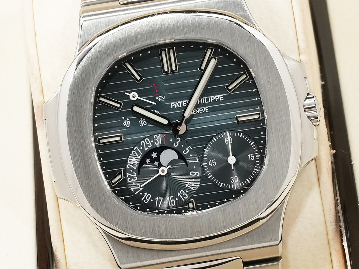 パテックフィリップ ノーチラス プチコンプリケーション Ref.5712/1A-001 ブルー文字盤 中古 utqjpyh6