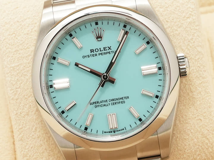ロレックス オイスターパーペチュアル36 Ref.126000 ステンレススチール ターコイズ文字盤